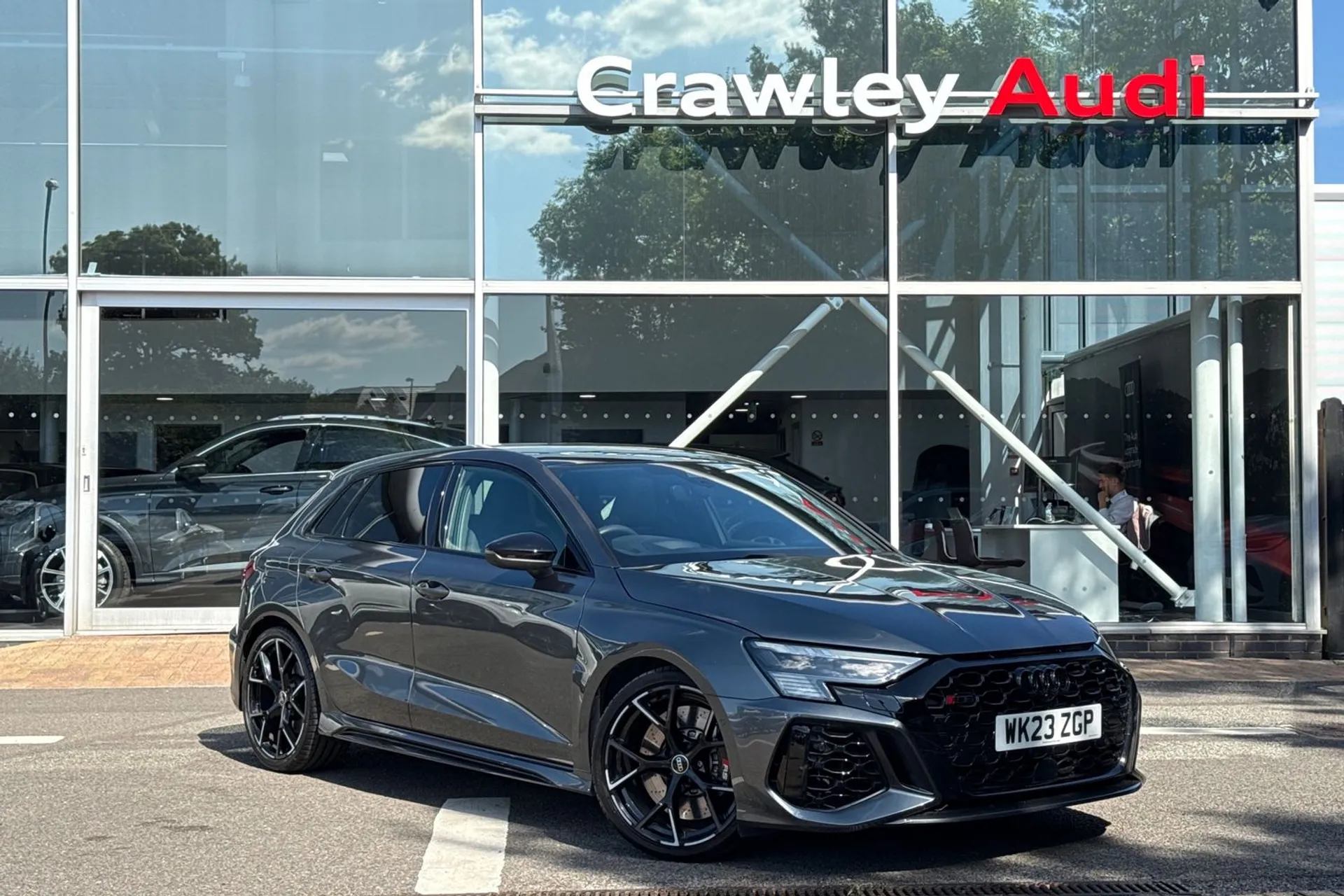 Audi RS3 focused image