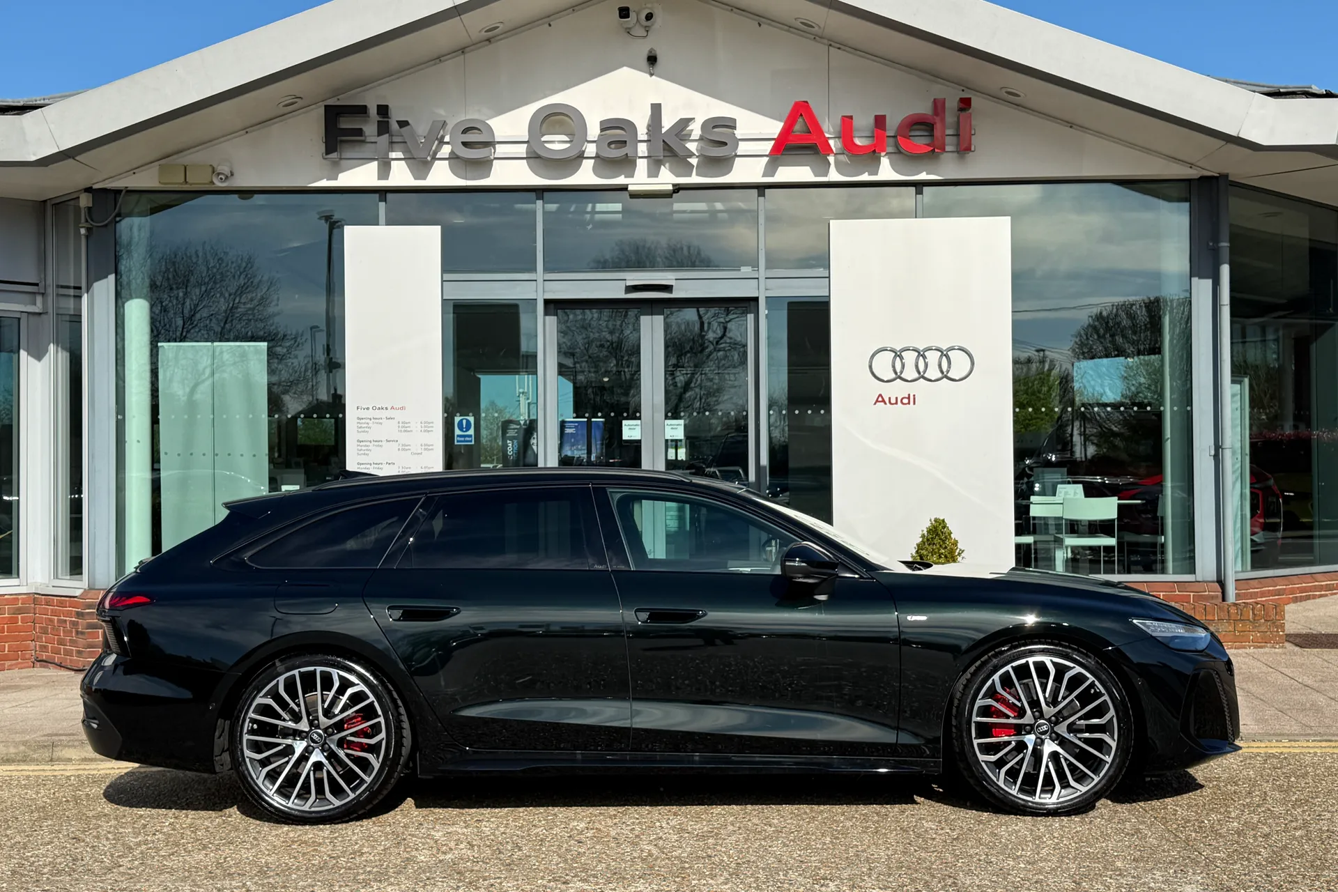 Audi A6 focused image