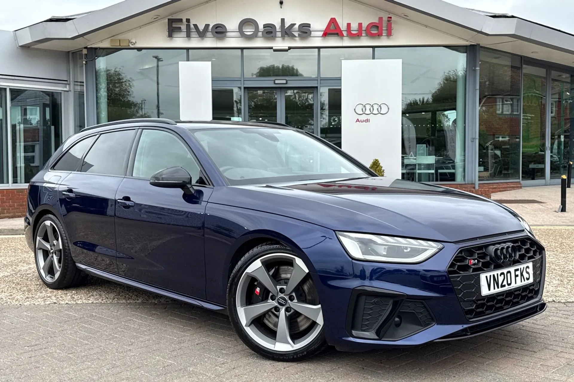 Audi A4 focused image