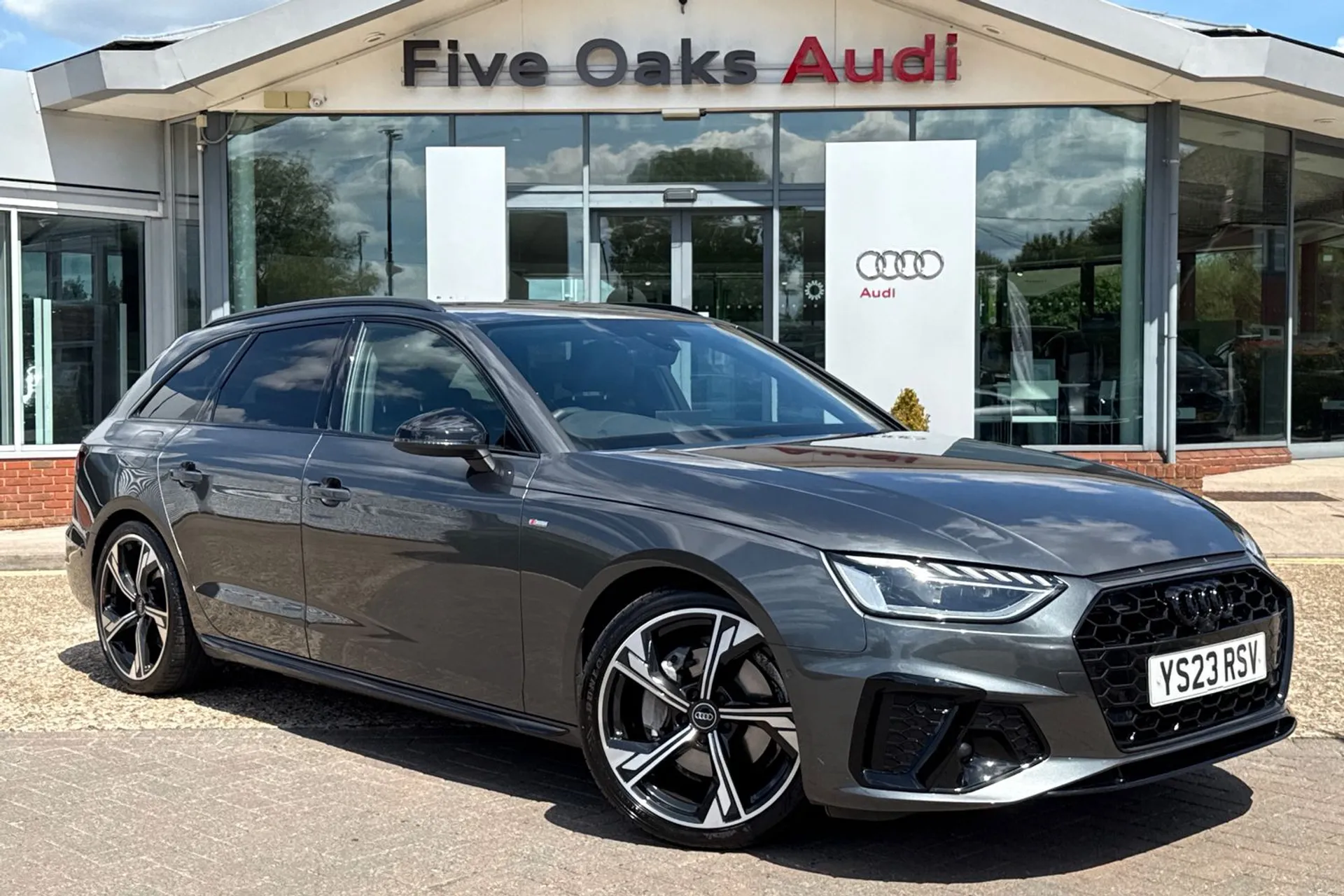 Audi A4 focused image