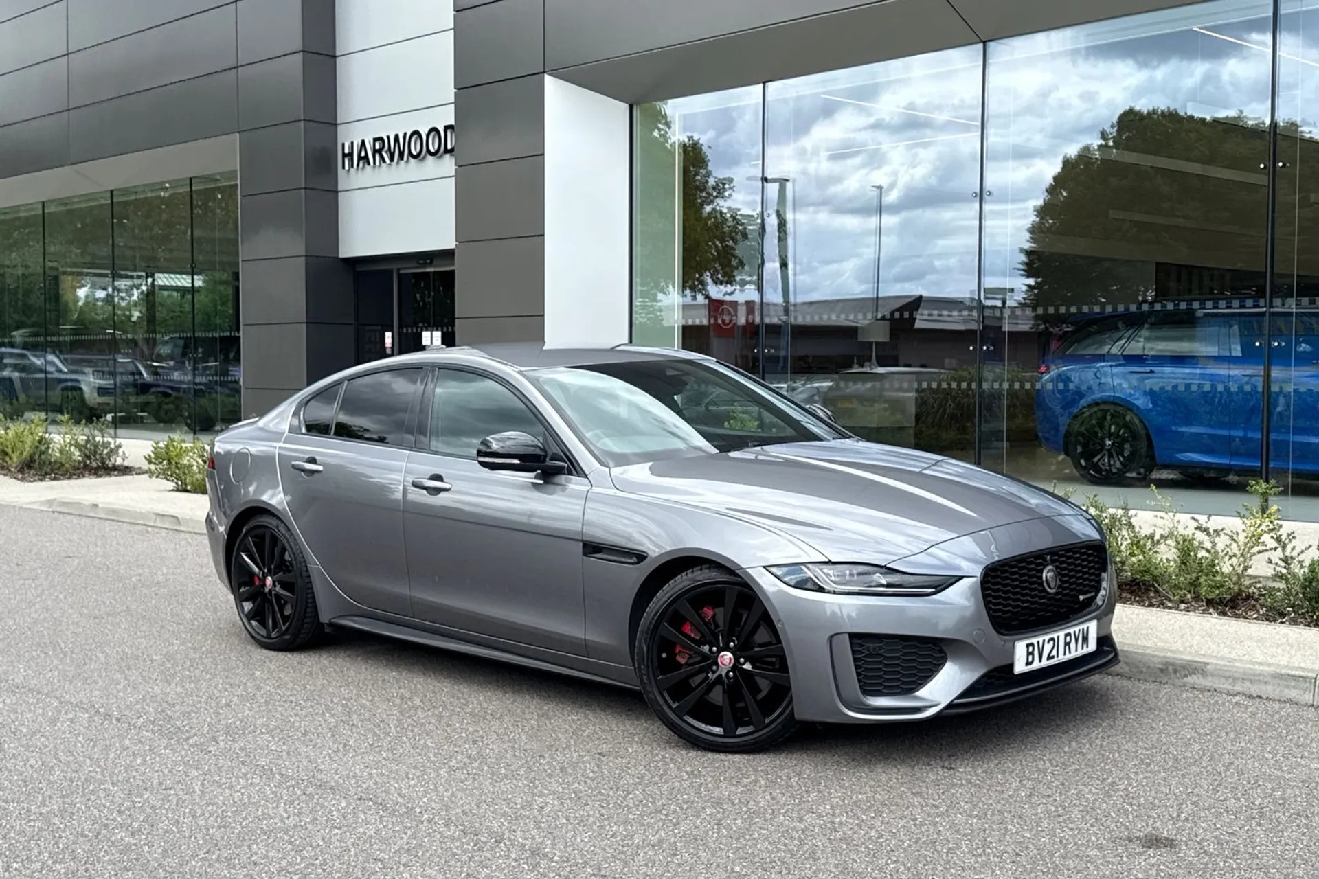 Jaguar XE focused image