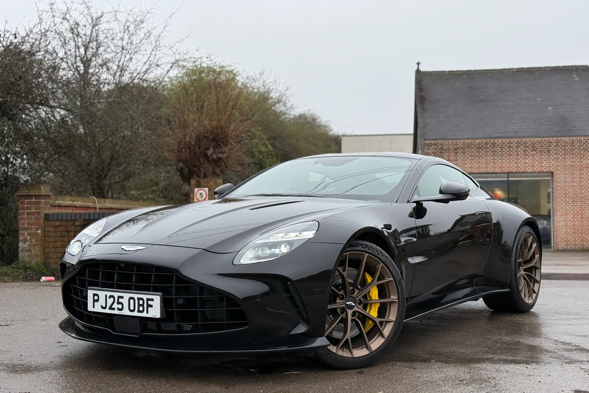 Aston Martin Vantage focused image