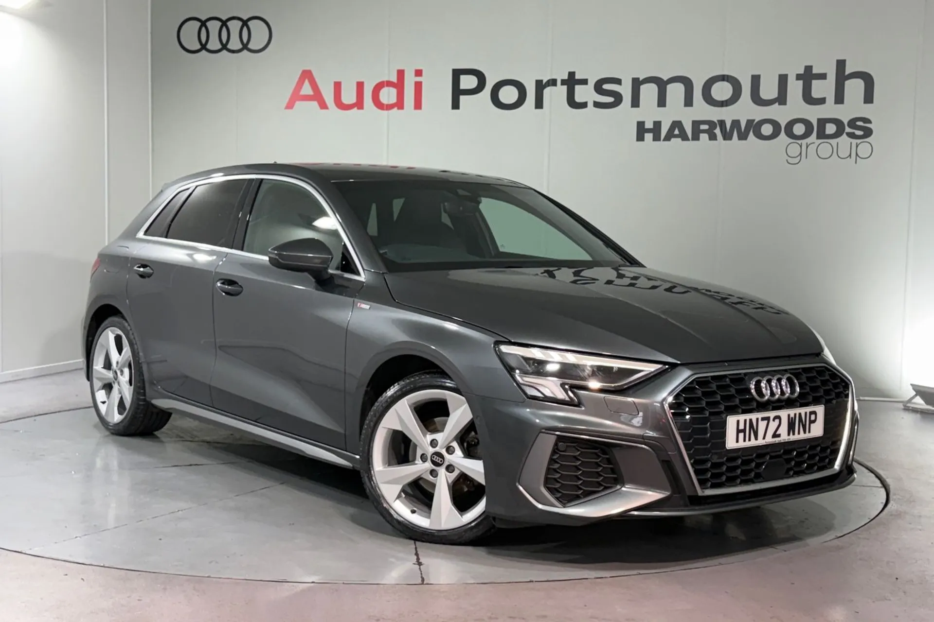Audi A3 focused image