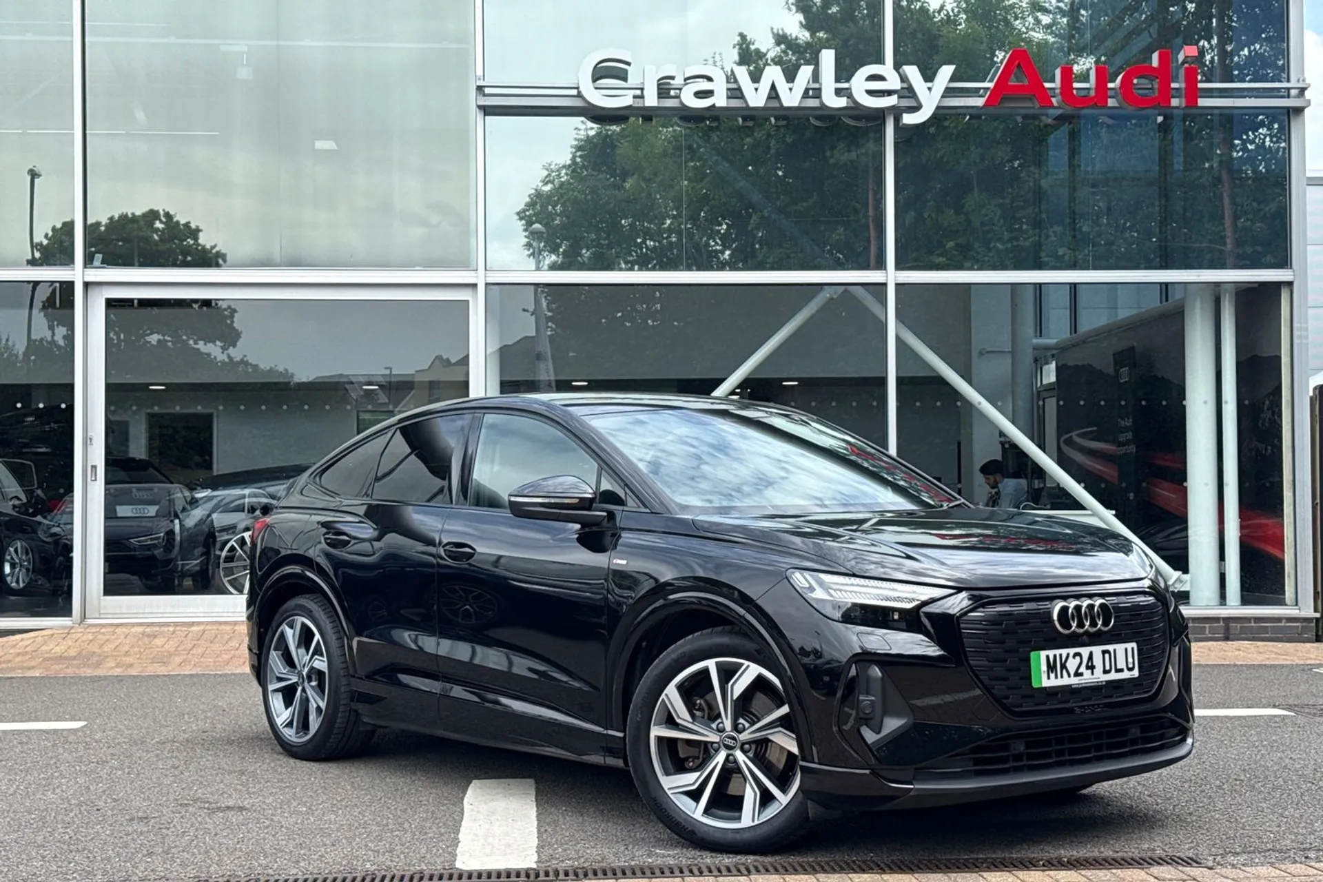 Audi Q4 focused image
