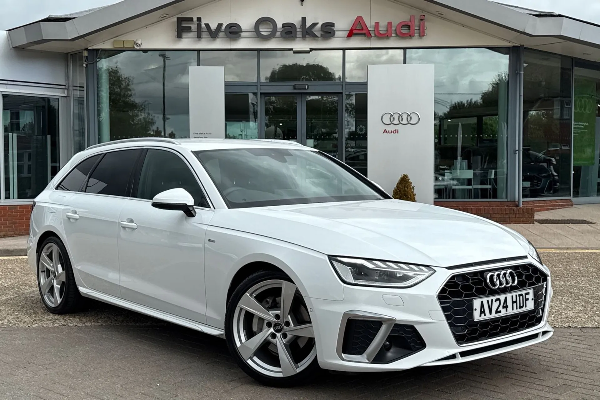 Audi A4 focused image