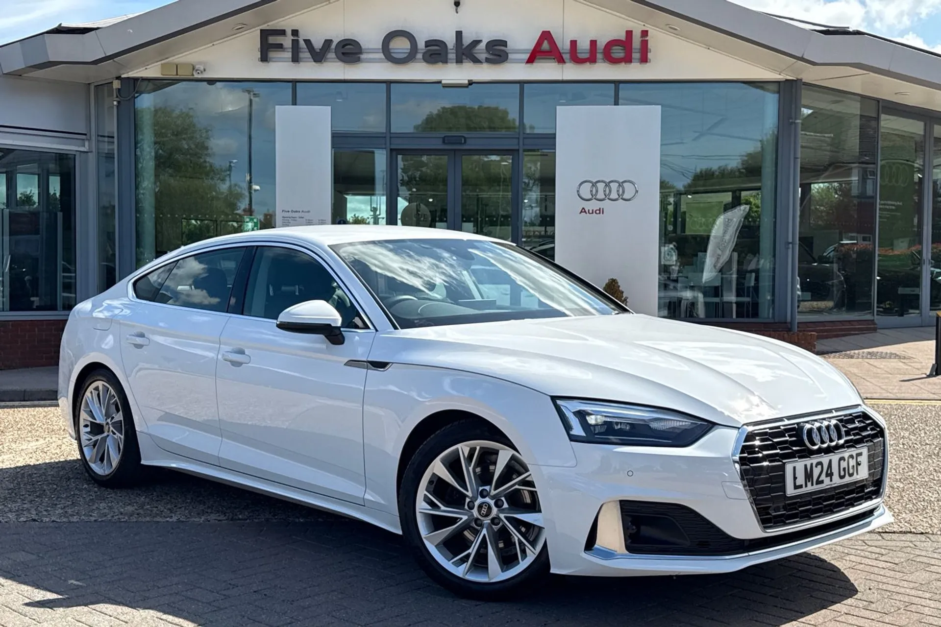 Audi A5 focused image
