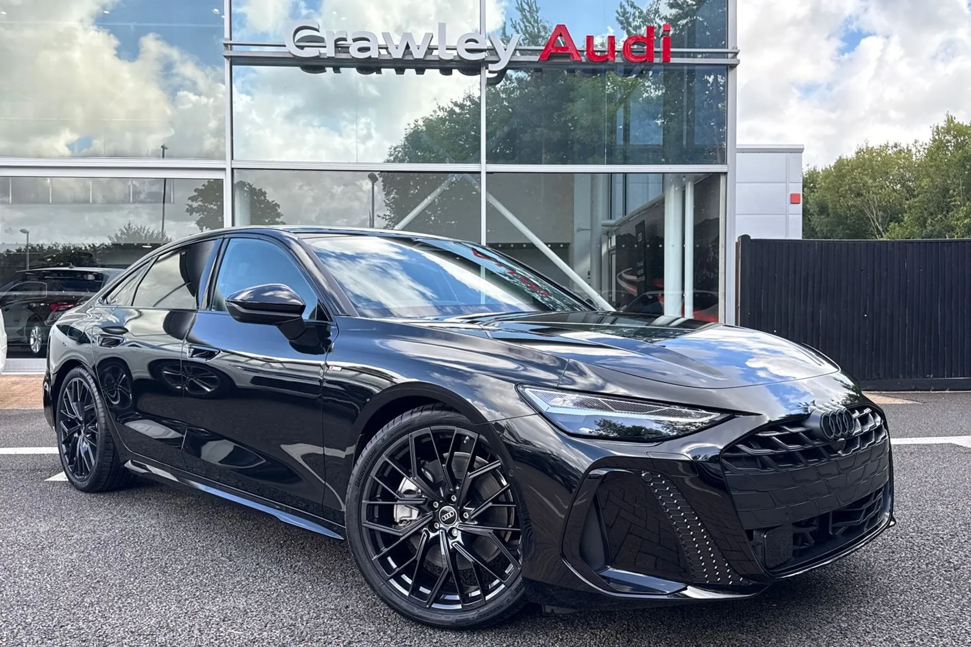 Audi A6 focused image