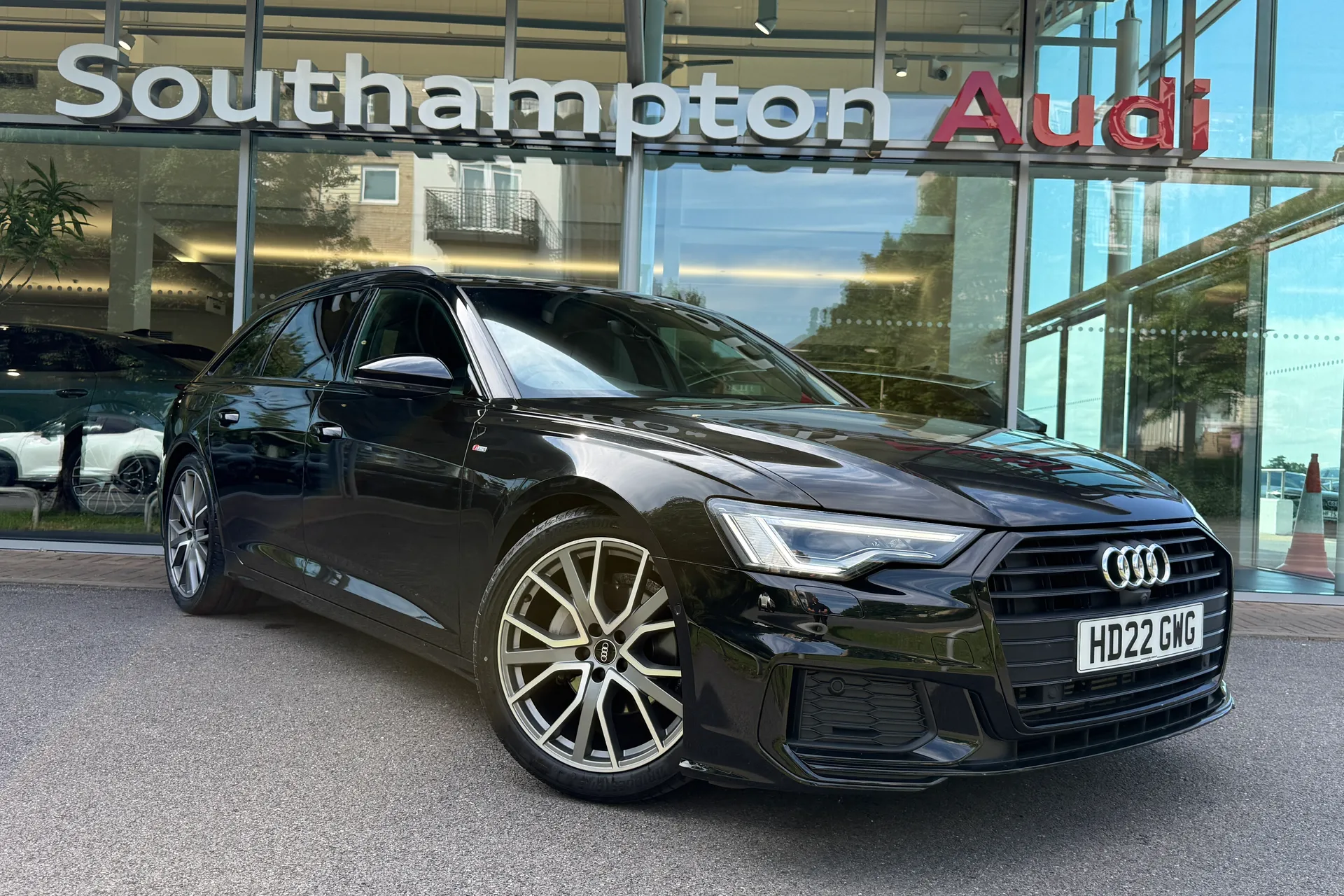 Audi A6 focused image