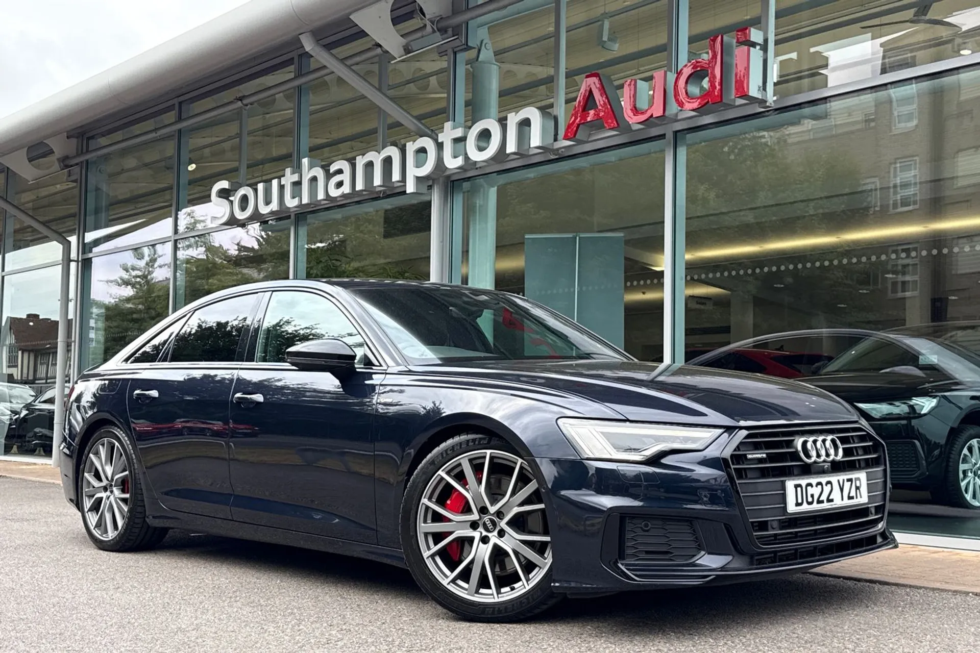 Audi A6 focused image