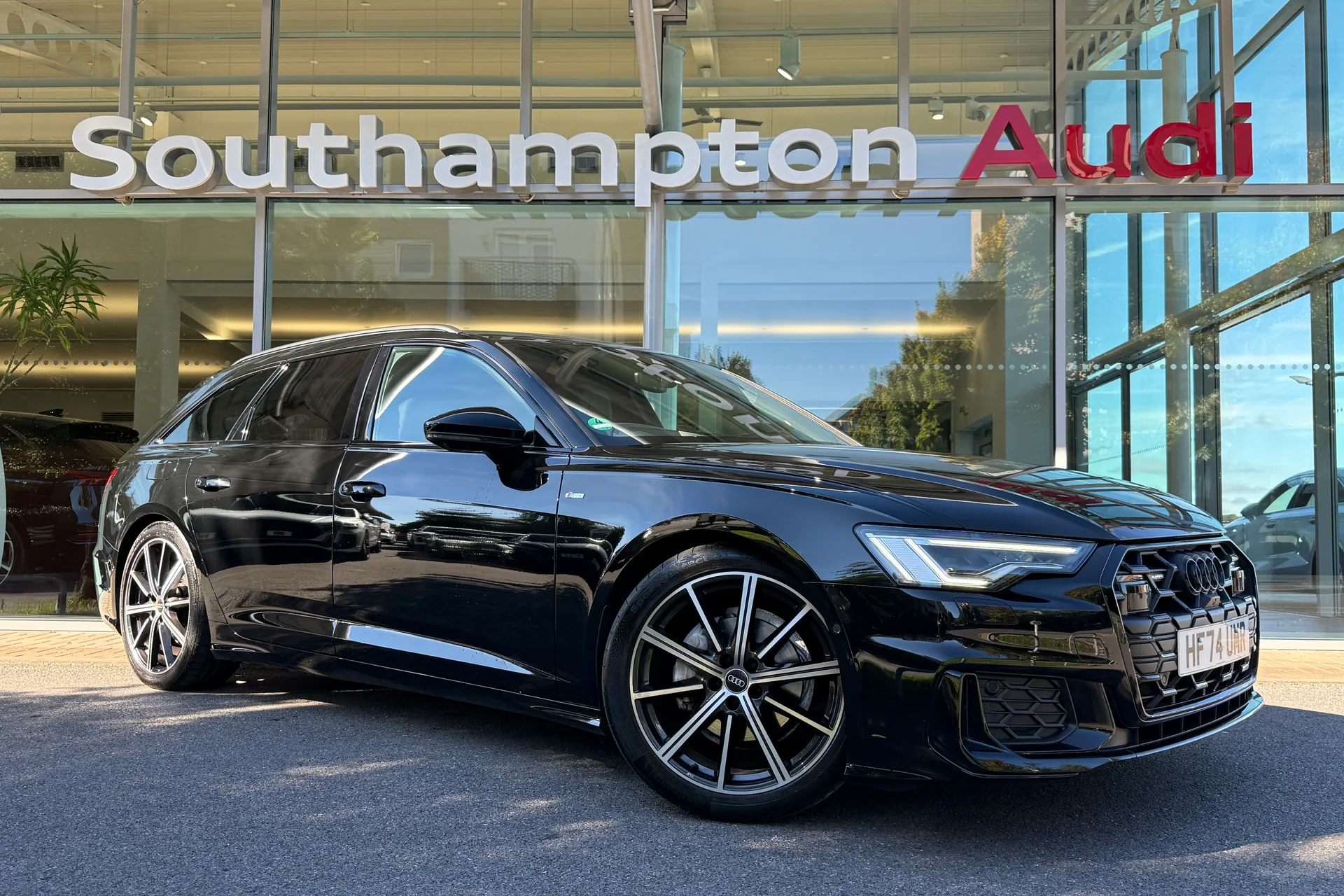 Audi A6 focused image